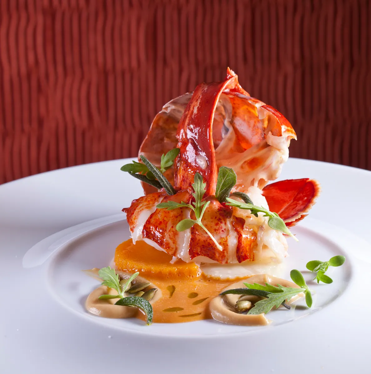 La Folie signature dishes Butter Poached Lobster
L'esprit De Fromage
Coconut Sorbet